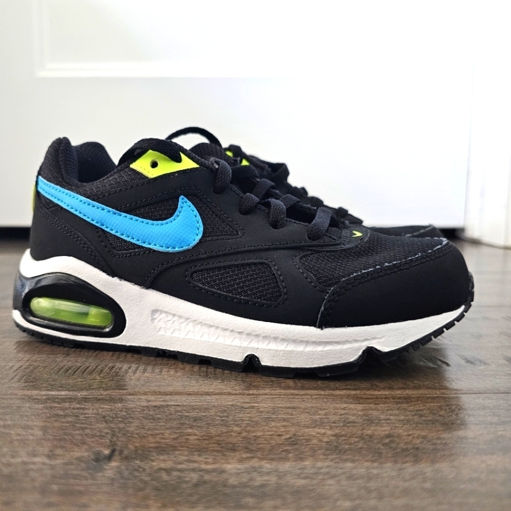 New Nike Toddler Air Max IVO Sneakers (Blue Lagoon Black Volt) Sz 12C